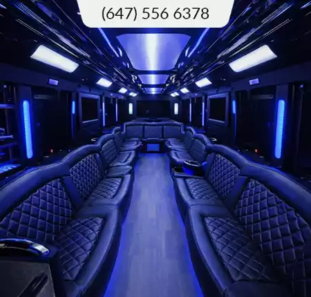 Limo Bus 1 Interior