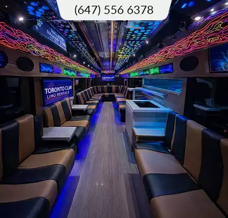 Party Bus M6 Interior